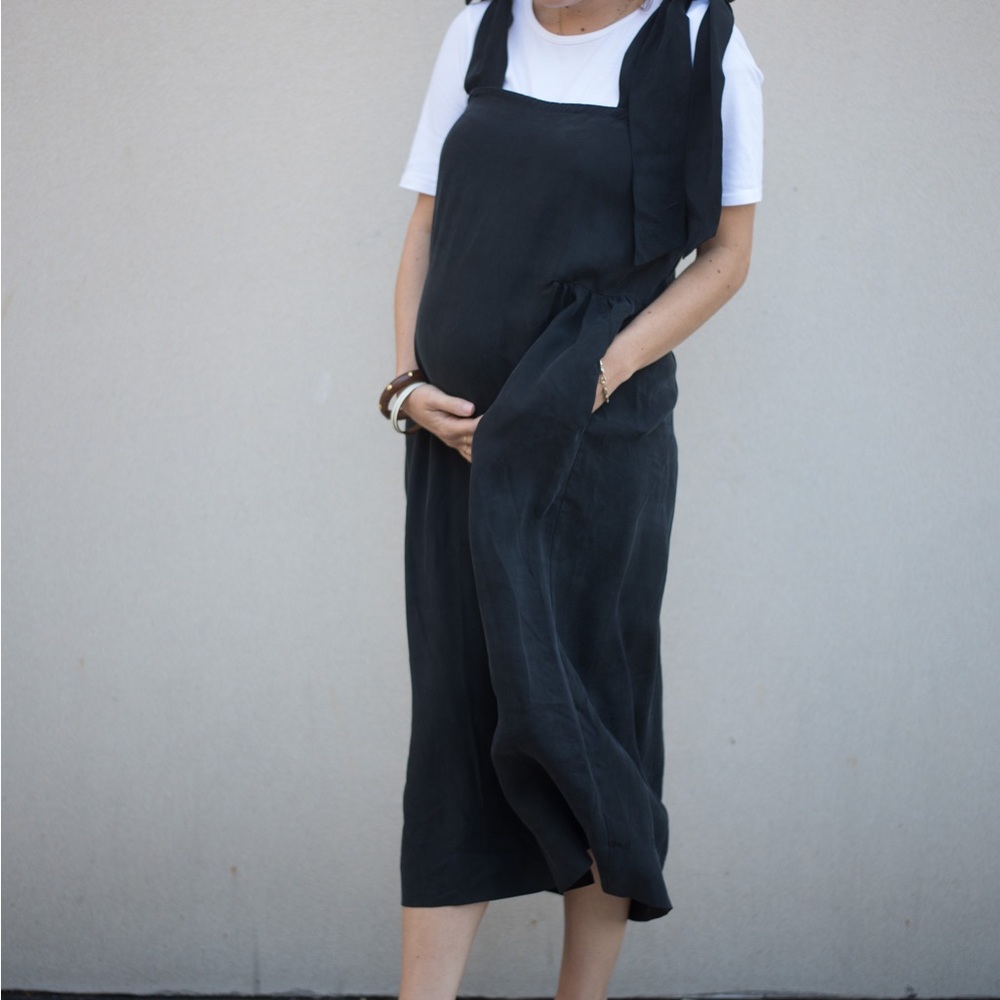 Hatch Black Maternity Dress